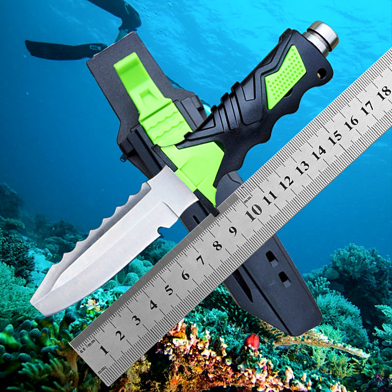 Stainless Steel Dive Knife, 9.9 cm (3.9 in) Straight Blade – product photo