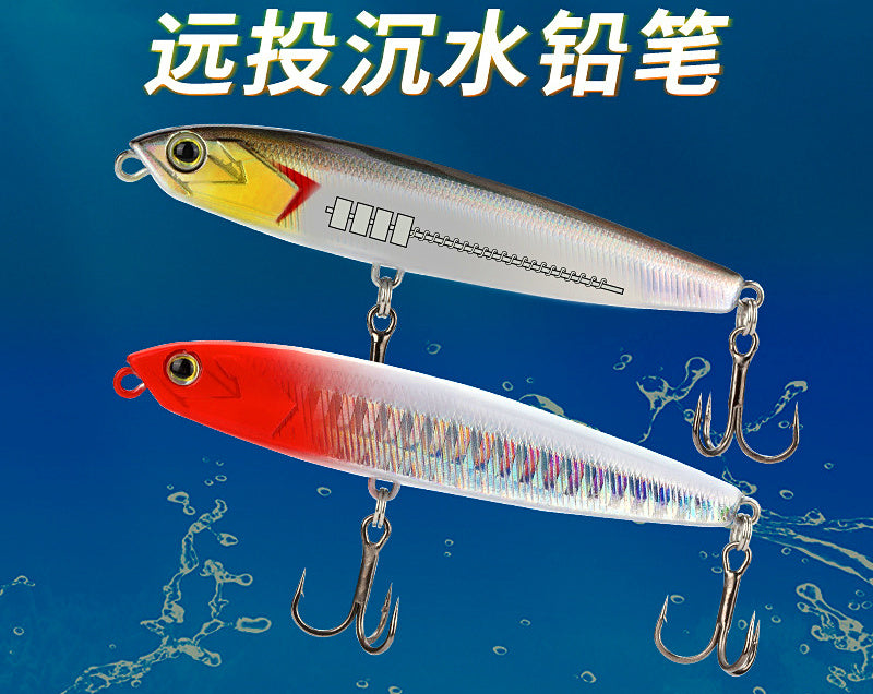 Sinking Pencil Lure, 10.5–24 g (0.37–0.85 oz), 75–95 mm – product photo