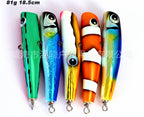 Wooden Popper Topwater Lure for GT, 80 g (2.8 oz), 18.5 cm – product photo