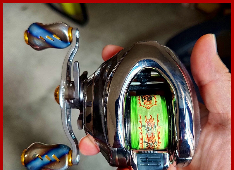 Baitcasting Reel Protective Wrap Film, Color Change Sticker – product photo