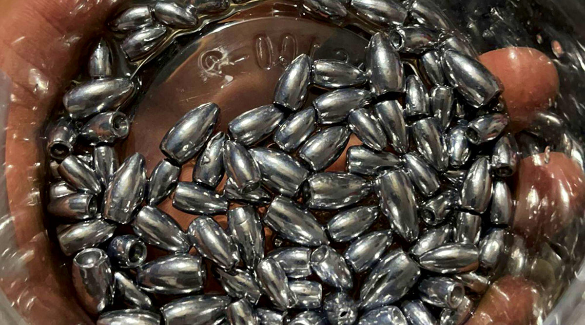 Bullet Weight Texas Rig Sinkers, 0.06–0.49 oz (1.8–14 g) – product photo