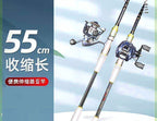 Portable 5-Section Carbon Fishing Rod, 1.65–3.6 m (5.4–11.8 ft) – product photo