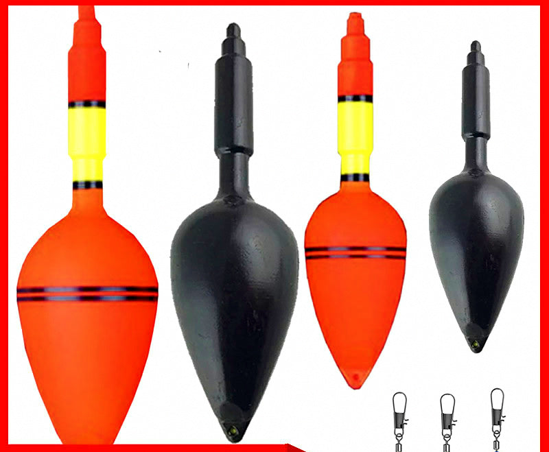 Foam Fishing Float Bobber, Red or Black, 11-15 cm (4.3-5.9 in) – product photo
