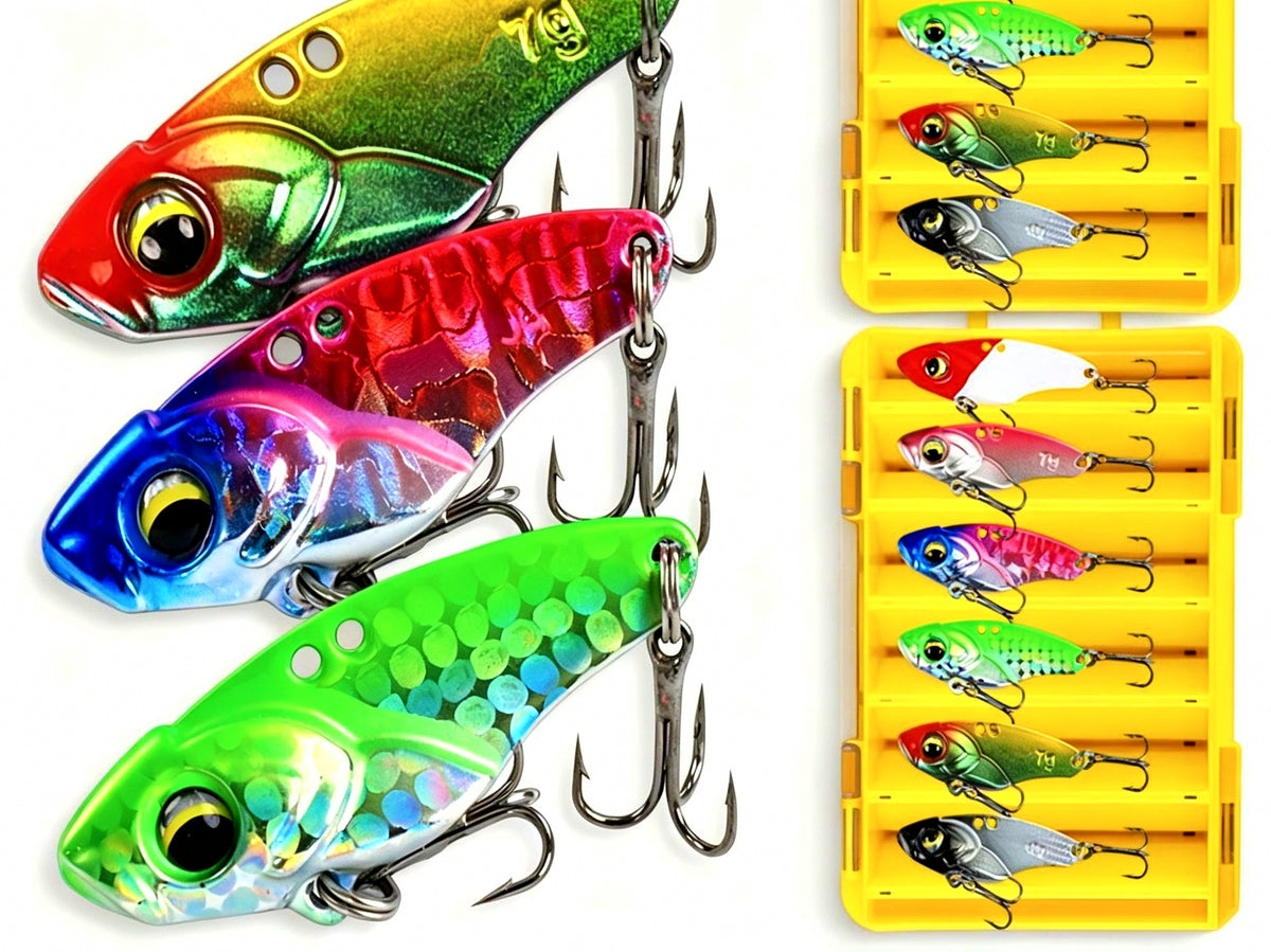 VIB Vibration Blade Bait, 5–15 g (0.18–0.53 oz), Treble Hooks – product photo