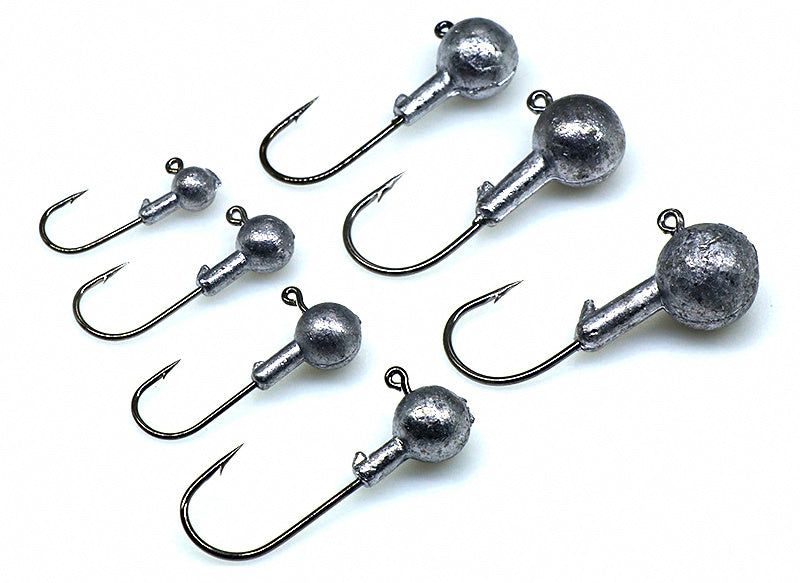 Barbed Jig Head Hooks for Soft Baits, 1.8–20 g (0.06–0.7 oz) – product photo