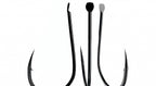 Senmata Barbed Fishing Hooks, Size 0.1–12, 20/40/60 Pack – product photo