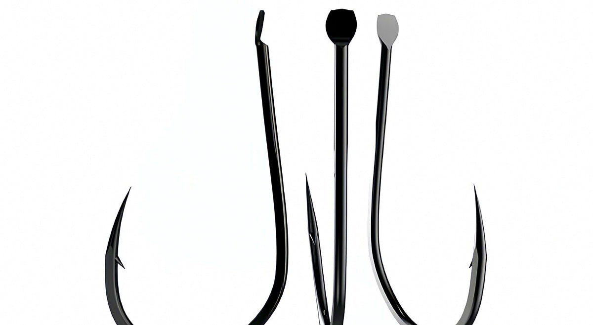 Senmata Barbed Fishing Hooks, Size 0.1–12, 20/40/60 Pack – product photo