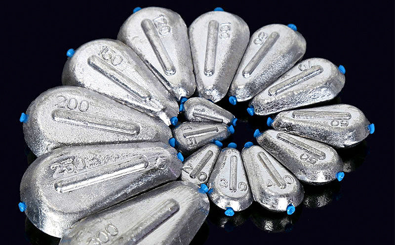 Plastic Core Heart Lead Sinker, 0.35–10.6 oz (10–300 g) – product photo