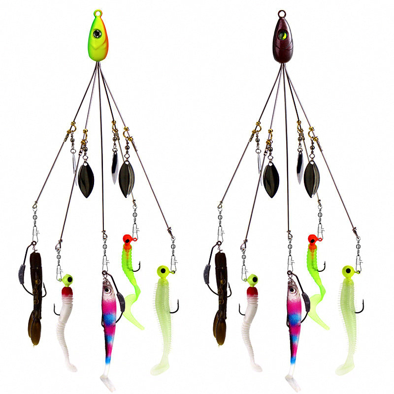 Alabama Rig Kit with Soft Baits, 21.5 cm (8.5 in), 18 g (0.6 oz) – product photo