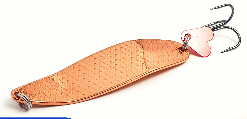 Long Cast Casting Spoon Lure, 30 g (1.1 oz), Copper – product photo