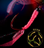 Antarctic Shrimp Fish Skin Hooks, Barbed Single, 10 Pack – product photo