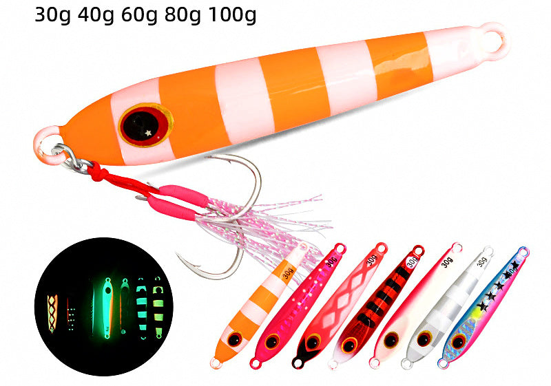 UV Glow Metal Jig, 30–100 g (1.1–3.5 oz) – product photo