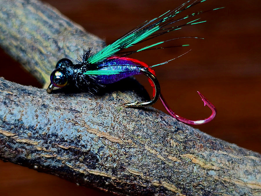 Micro Insect Fly Hook Lure, Double Hook, #12–#16 – product photo