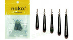 Tungsten Baseball Sinker, 1/8–3/8 oz (3.5–10.5 g), 5 Pack – product photo