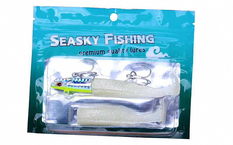 Lead Head T-Tail Soft Bait Jig, 14–50 g (0.5–1.8 oz) – product photo