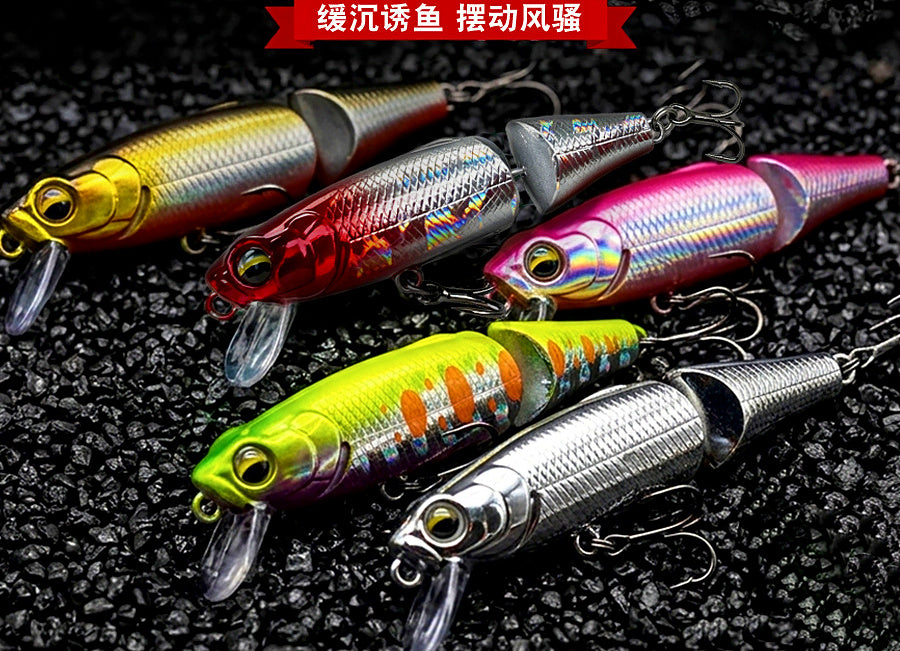 Jointed Sinking Minnow Lure, 3.8 g (0.13 oz) & 8 g (0.28 oz) – product photo