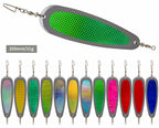 Stainless Steel Spoon Trolling Flasher Lure, 12 Styles – product photo