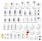 405-Piece Terminal Tackle Kit with Hooks, Sinkers, Swivels – product photo