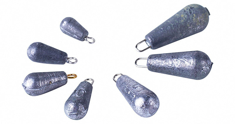 Teardrop Sinker with Eyelet, 0.14–1.76 oz (4–50 g) – product photo