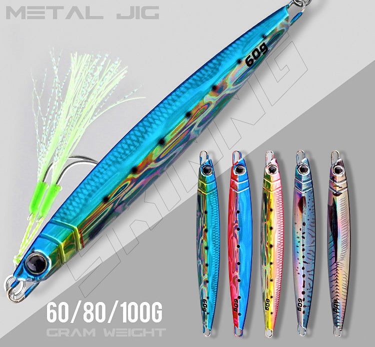 3D Printed Bionic Metal Jig, 60–100 g (2.1–3.5 oz) – product photo