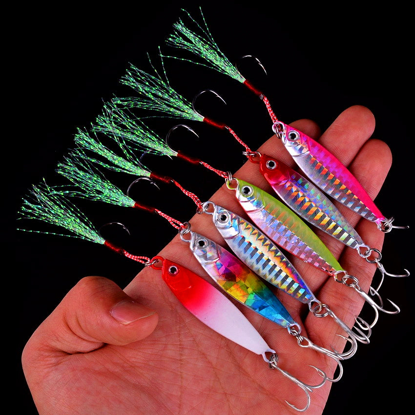 Metal Jig, 7–40 g (0.2–1.4 oz), Optional Double Hooks – product photo