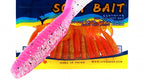 Two-Tone Curl Tail Soft Bait Grubs, 30 Pack, 2 Sizes – product photo