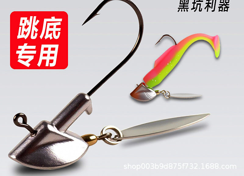 Jig Head Hooks, 3.5–10.5 g (1/8–3/8 oz), Optional T-Tail Soft Baits – product photo