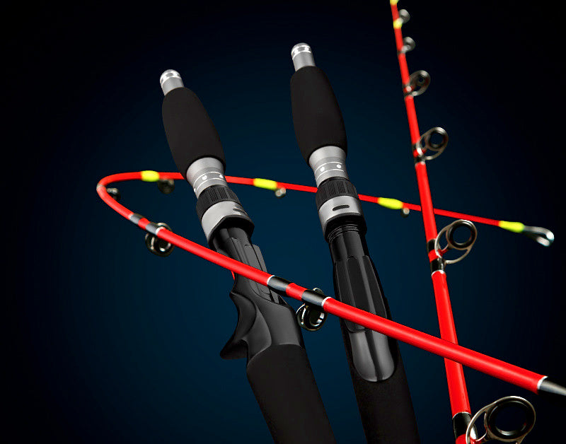 Carbon Slow Pitch Boat Rod, Soft Tip, 2-Piece, 1.5–1.8 m – product photo
