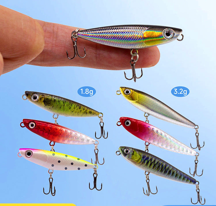 Micro Floating Pencil Topwater Lure, 1.8–3.2 g (0.06–0.11 oz) – product photo