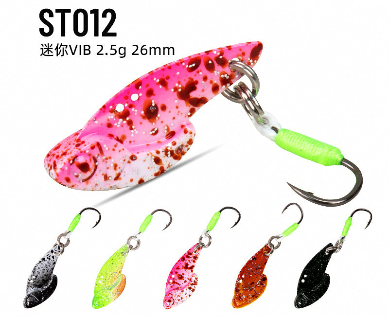 Mini Metal VIB Blade Bait, 2.5 g (0.09 oz), Single Hook – product photo