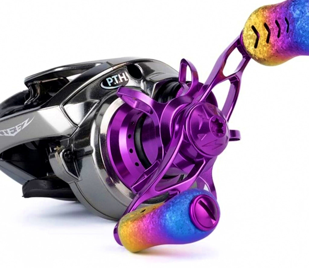 Baitcasting Reel Handle Upgrade Set, Aluminum Alloy – product photo