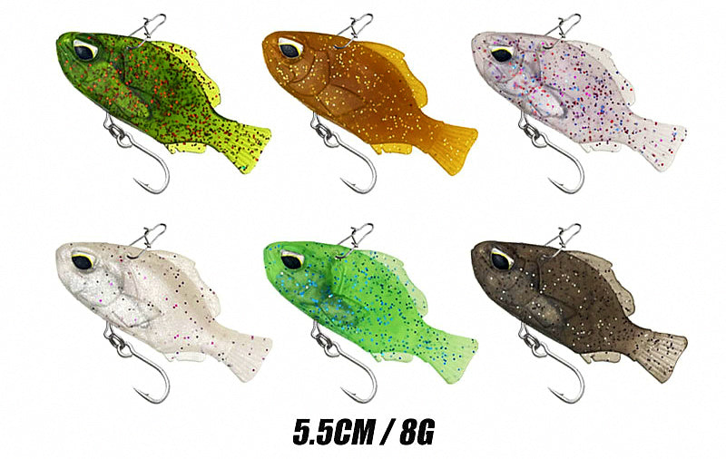 Soft VIB Blade Bait with Lead Head, 5.5 cm, 8 g (0.28 oz) – product photo