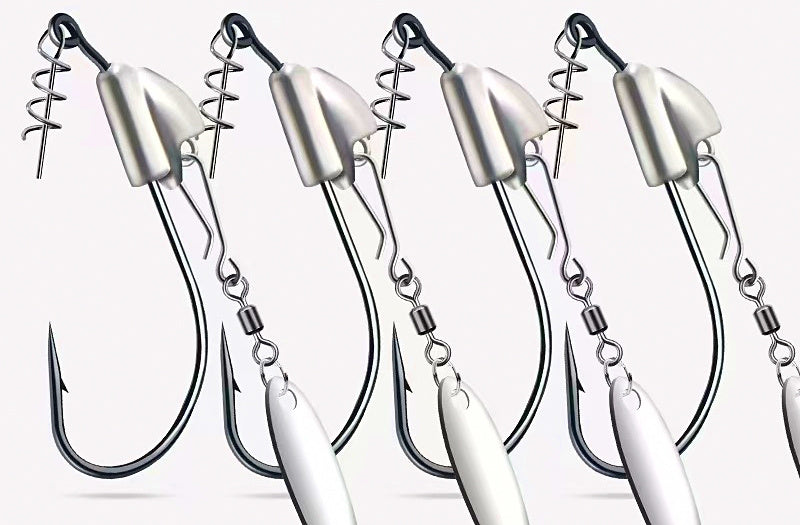 Jig Head Hook with Spinner Blade, 5-9 g (0.18-0.32 oz) – product photo