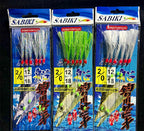 6-Hook Skirted Hook Rig for Boat Fishing, 2/0–4/0 – product photo