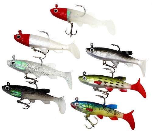 Lead Head Paddle Tail Soft Swimbait, 8 cm, 14 g (0.5 oz) – product photo