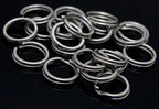 304 Stainless Double Split Rings, 10,000 pc Bulk Pack – product photo