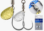 Jig Hook with Rotating Flash Blade, Barbed, 1/0–5/0 – product photo