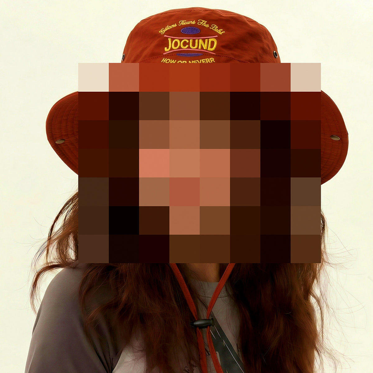 Wide Brim Bucket Hat, Foldable Sun Hat, 56–58 cm – product photo