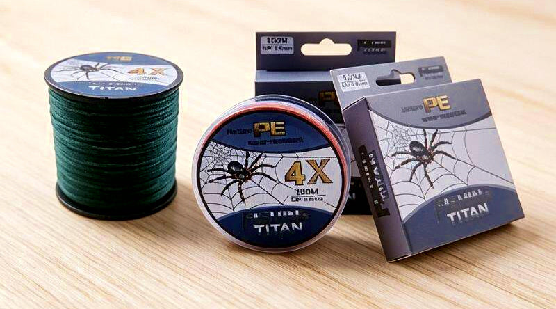 4-Strand PE Braided Fishing Line, 100–500 m (109–547 yd) – product photo