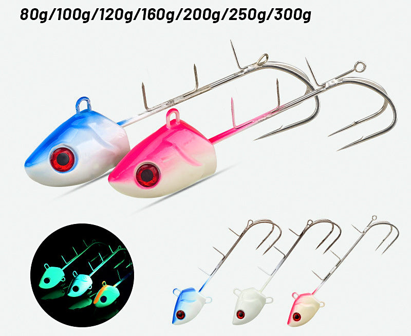 Metal Jig with Assist Hooks, 100–300 g (3.5–10.6 oz) – product photo