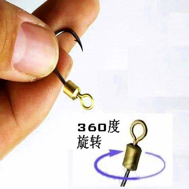 Iseni Swivel Hooks, Barbed, Sizes 3–16 (5 Pack or Bulk Box) – product photo