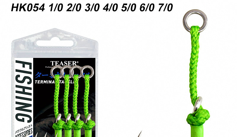Single Jig Assist Hook, High-Carbon Steel, 1/0–7/0, 4 Pack – product photo