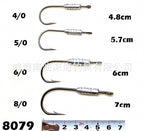Screw Lock Jig Heads for Soft Baits, Sizes 2/0–8/0 – product photo