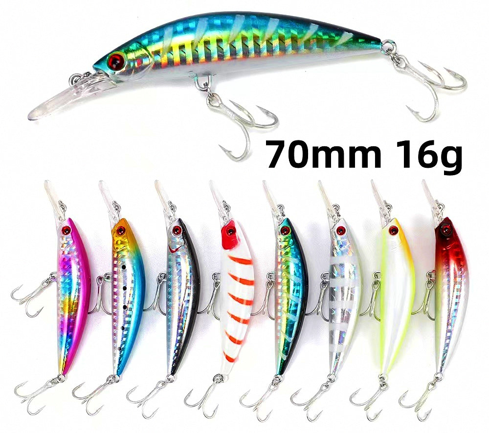 Glow Sinking Minnow Lure, 7 cm (2.8 in), 16 g (0.56 oz) – product photo
