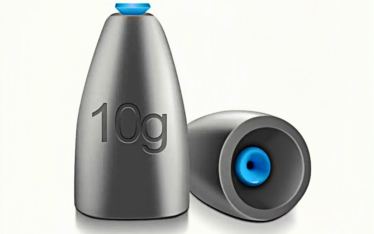 Plastic Core Bullet Sinkers, 0.07–0.49 oz (2–14 g) – product photo