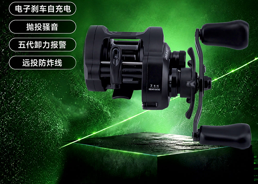 N3 Baitcasting Reel, 7.1:1, Magnetic Brake, Left or Right Hand – product photo