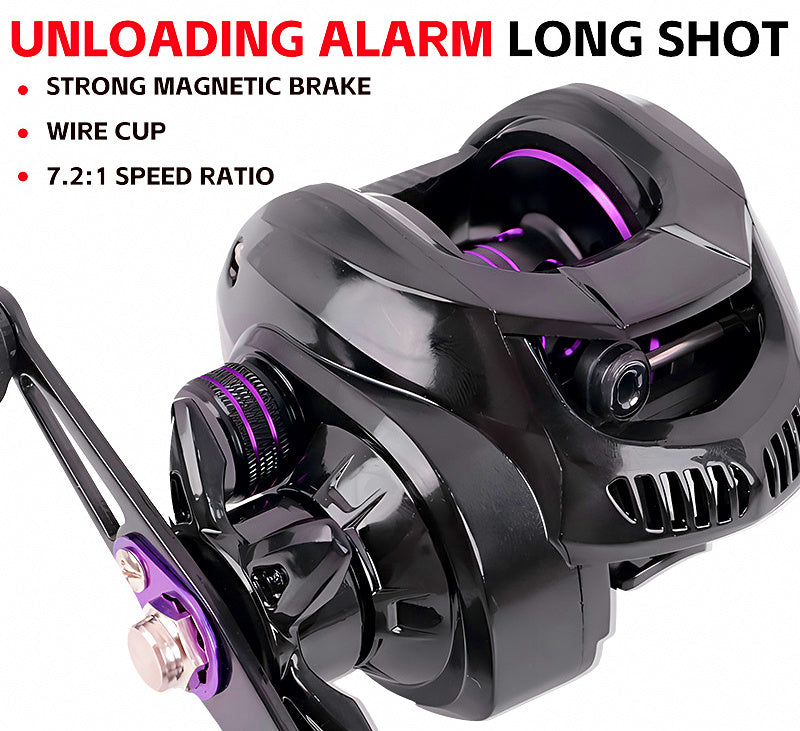 Baitcasting Reel, 25-Level Magnetic Brake, Left/Right Hand – product photo