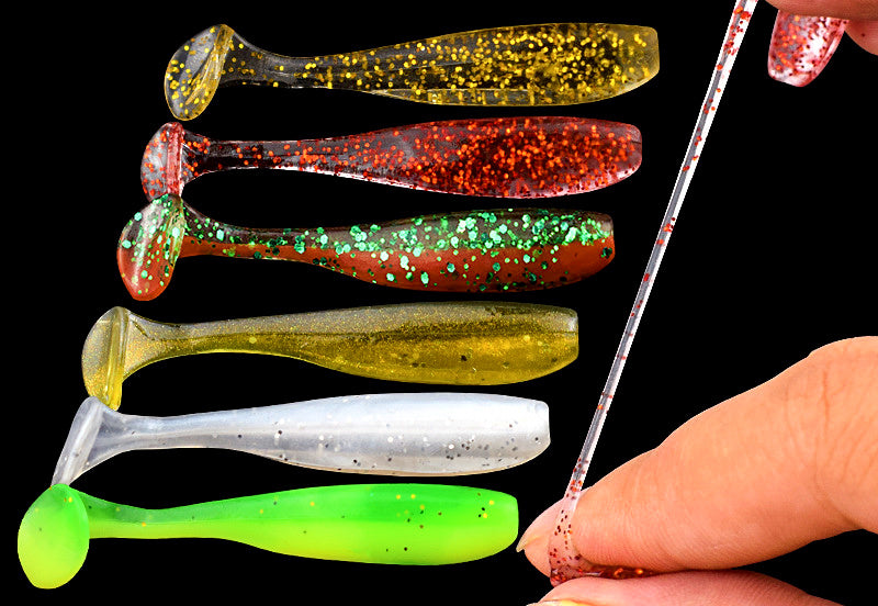 T-Tail Soft Plastic Swimbait, 5.5–7 cm (2.2–2.8 in), 10 pcs – product photo
