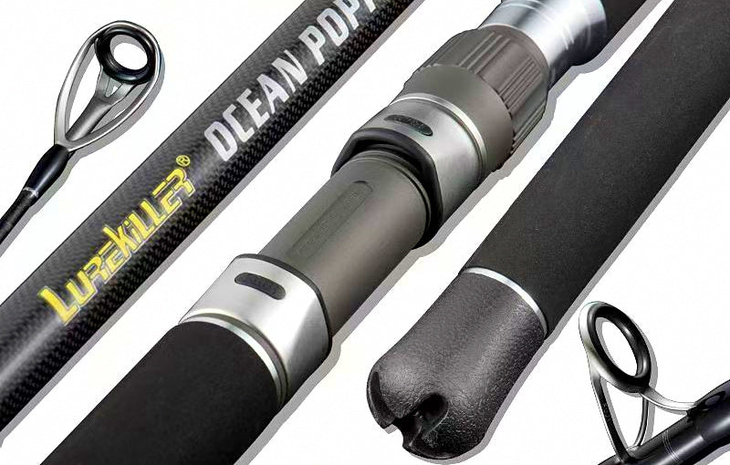 GT Popping Rod, 2-Piece Boat Rod, 2.28–2.58 m (7.5–8.5 ft) – product photo