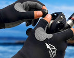 UPF 50+ Fishing Gloves, Non-Slip, Puncture-Resistant – product photo